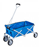 Carrello Portattrezzi da Giardino in Metallo Adriatic 117x50x52 h cm in Acciaio Blu