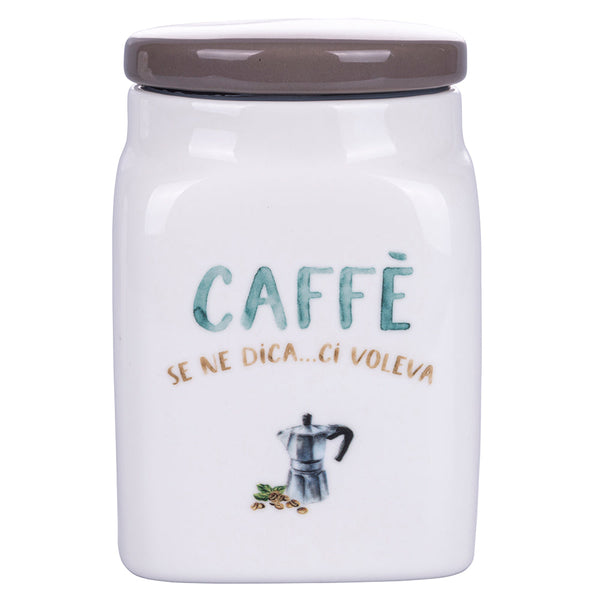 Pot à café 9,5x9,5x14,5 cm en New Bone China VdE Tivoli 1996 Le Travisate Blanc acquista