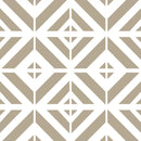 Set 22 Piastrelle Autoadesive per Pavimento e Parete 30x30 cm 2 mq in LTV PVC Effetto Maiolica Creta 