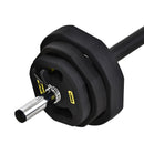 Bilanciere con Dischi 1,25Kg 2,5Kg 5Kg Peso Regolabile  Nero