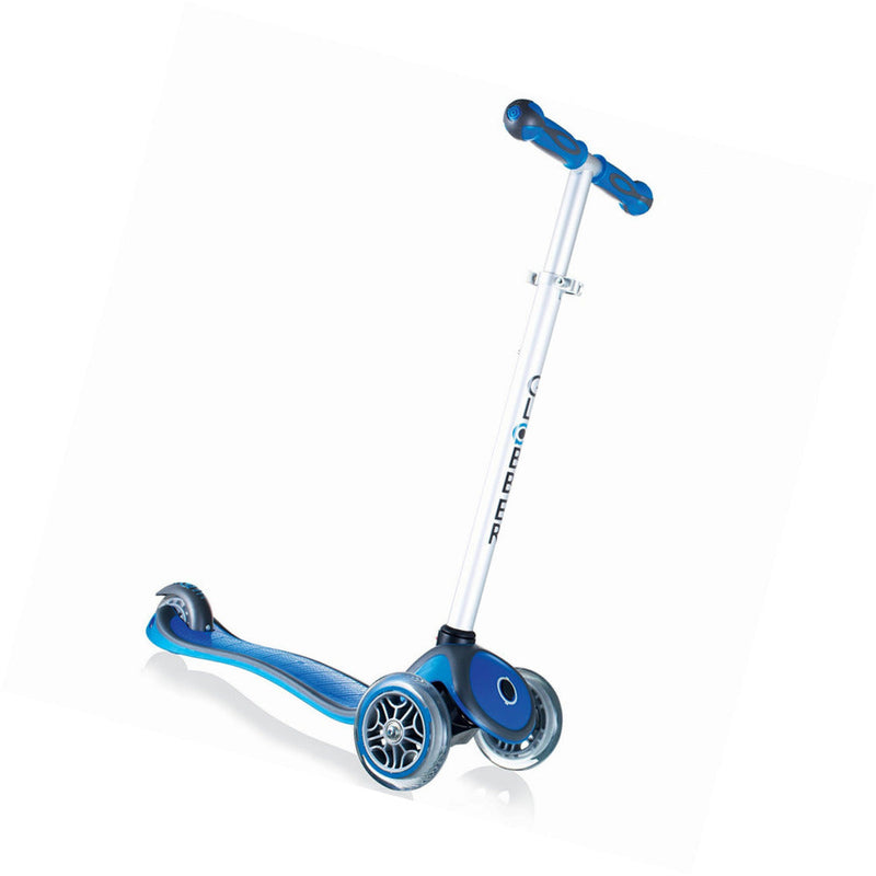 Monopattino 3 ruote Doppia Iniezione 3 Altezze Max 50Kg Globber Primo Plus Blu
