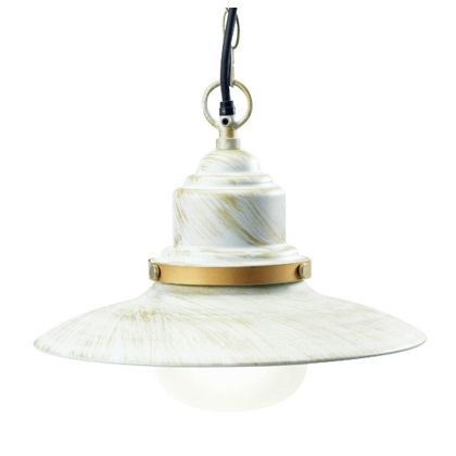 acquista Lampe à Suspension Couleur Blanc et Or pour Outdoor Line Fisher Sovil