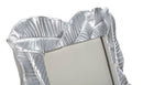 Cornice Lefy Silver 23x2,5x27,5 cm in Poliresina e Vetro
