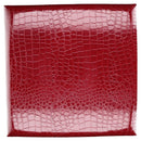 Pouf Contenitore 30x30xh30 cm in Similpelle Rosso