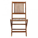 Sedia da Giardino Pratika Senza Braccioli 46x59x94 h cm in Legno Marrone