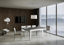 Tavolo Allungabile 120-180x90x77 cm Cico Mix Antracite Spatolato