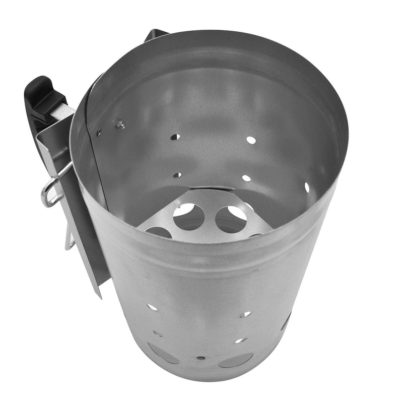 Accenditore Carbone Carbonella in Barbecue in Acciaio