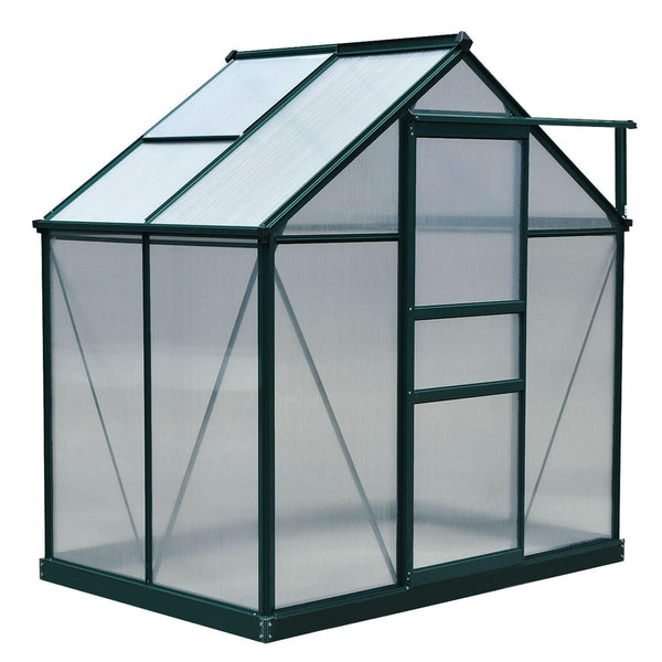 sconto Serre pour Plantes 190x132x201 cm en Polycarbonate Vert Anti UV