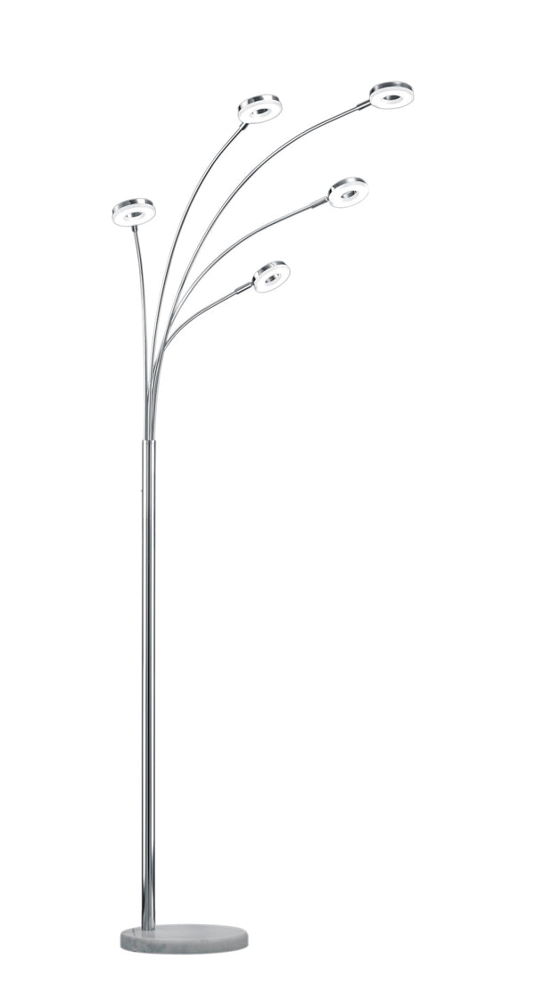 prezzo Lampadaire LED d'intérieur en Métal Chromé