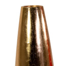 Portavaso resina oro lucido cm Ø36xh130,5