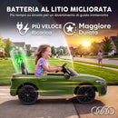 Macchina Elettrica per Bambini 12 V Audi A5L 101x55x43 cm con Telecomando e 2 Motori in PP Verde      