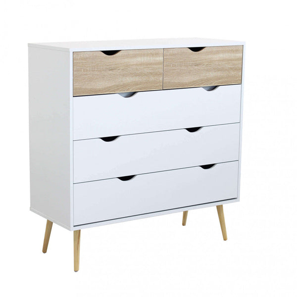 prezzo Armoire Wesley 99x39x101 h cm en bois blanc