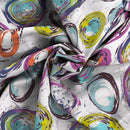 Trapunta Invernale 180gr con Stampa in Microfibra Cerchi Astratti Varie Misure