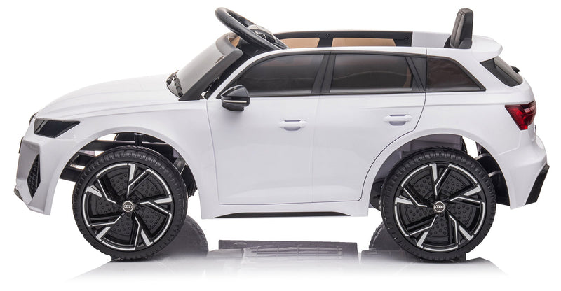 Macchina Elettrica per Bambini 12V con Licenza Audi RS6 Bianca