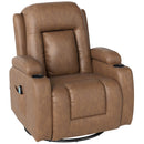 Poltrona Relax Reclinabile Massaggiante con 8 Punti Massaggio e Riscaldante in Similpelle Marrone      