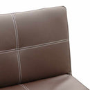 Divano Letto 175x80x69 cm in Similpelle Marrone