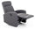 Fauteuil relax inclinable manuel en tissu bleu