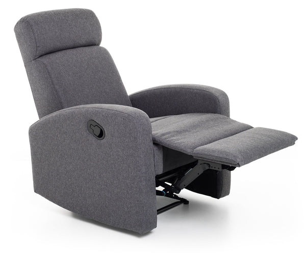 Fauteuil relax inclinable manuel en tissu bleu online