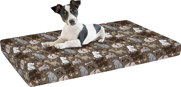 acquista Matelas Rembourré pour Chiens et Chats Marron Chiens Marron Différentes Tailles