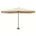 Parasol de jardin 2x3 m Mât Ø38 mm Fantasy en Bois Marron