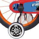 Bicicletta per Bambini 16" Hot Wheels Freni Caliper e Stabilizzatori in Acciaio Hi-Ten Blu e Rosso      