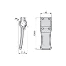 Meccanismo Apriporta senza Contatto per Avambraccio in Plastica Emuca