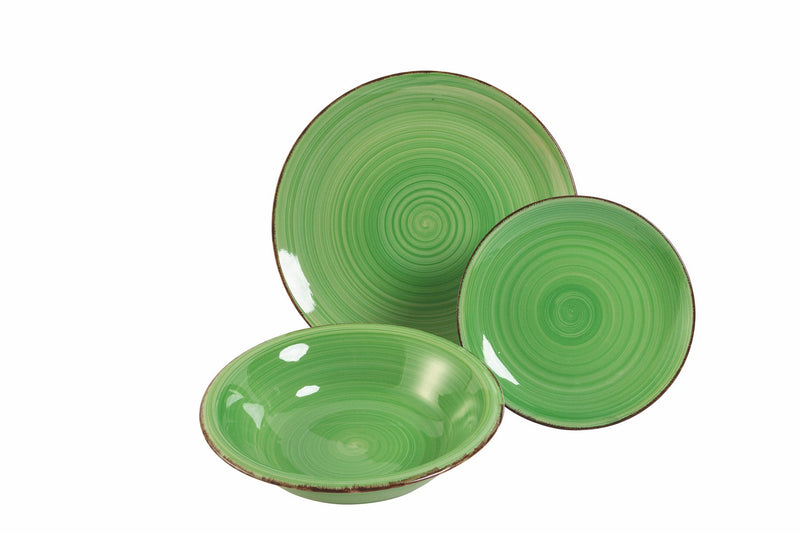 Servizio Piatti 18 Pezzi in Hard Dolomite Multicolor Villa d'Este Home Tivoli Baita