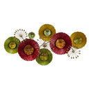 Decorazione da Parete in in metallo multicolor cm 120x59,1xh10,2
