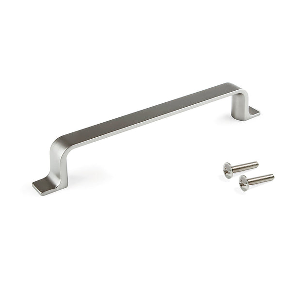 acquista Poignée Emuca pour Kobe Cabinet Center Distance 128 Satin Nickel Zamak