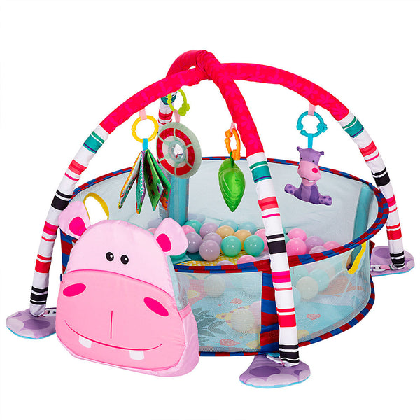 acquista Palestrina Box Tappeto Neonato Bambino Maialino con Recinto Palline Idea Regalo