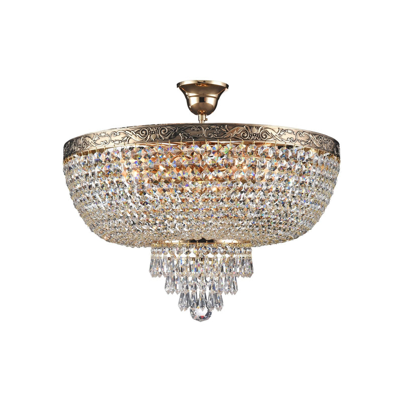 Lampadario Royal Classic in Metallo Palace Oro Antique