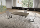 Tavolo Allungabile 160/244x80 cm Niket Tortora Gambe Bianche      