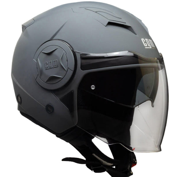 Casque Jet pour Scooter Visière Longue CGM Illinois 129A Gris Mat Différentes Tailles online