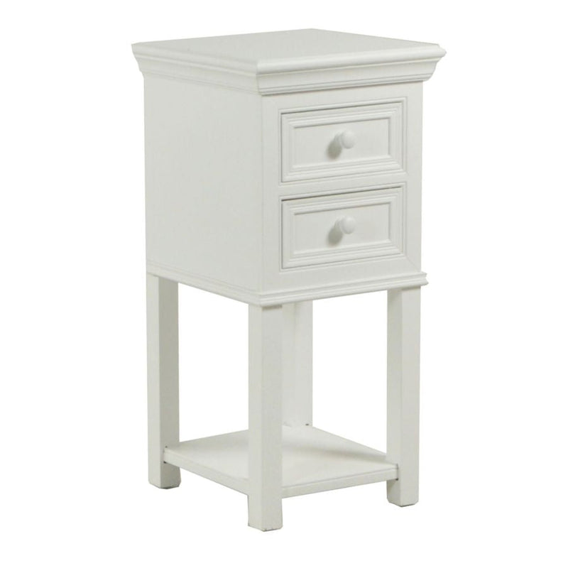 Set Comodino 2 Cassetti e Baule in Legno Nantes