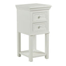 Set Comodino 2 Cassetti e Baule in Legno Nantes