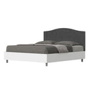 Letto Matrimoniale Grace Grigio Varie Misure