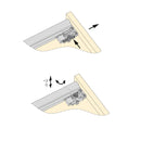Guide a Scomparsa Slippe per Cassetti ad Estrazione Totale P440 Zincato B Emuca