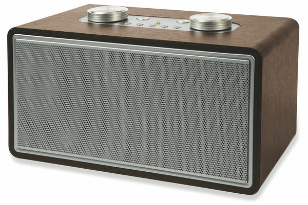 Enceinte sans fil 80W avec radio effet bois Kooper Rock Brown prezzo
