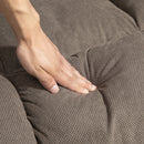 Poltrona Alzapersona Massaggiante e Reclinabile 93x104x105 cm Marrone Chiaro   