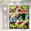 Fioriera da Esterno con Grigliato 95x95x110 cm in Legno di Abete Naturale