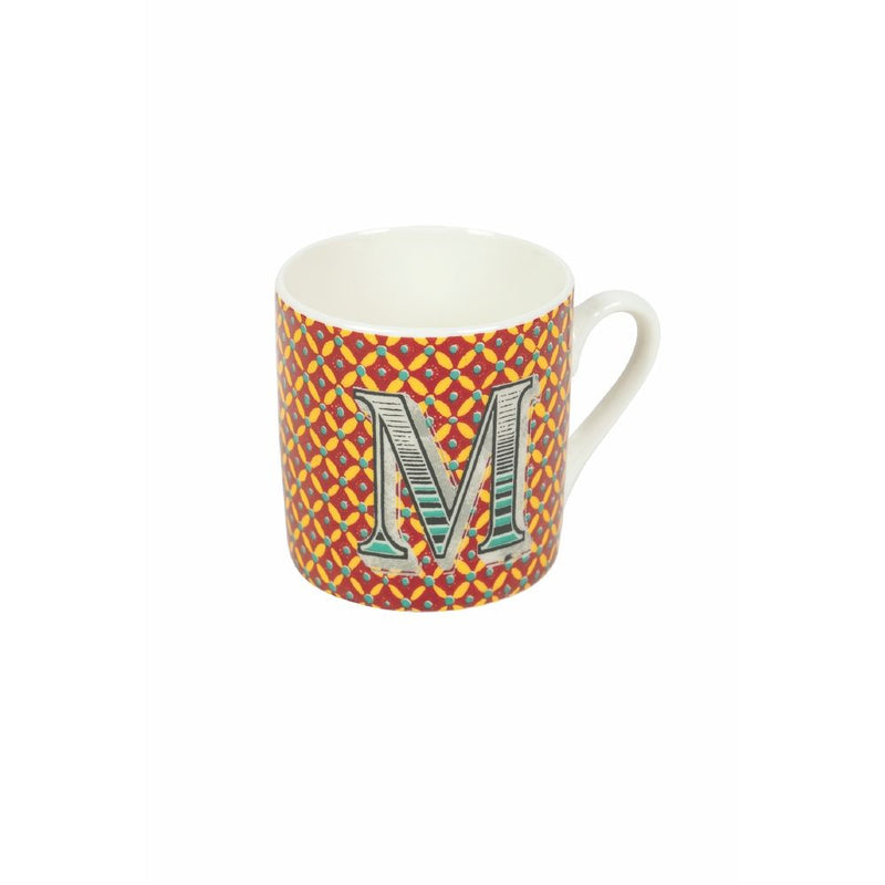 Tazzina da Caffè con Lettera “M” Ø5,3x5,5 cm in New Bone China VdE Tivoli 1996 Monogram