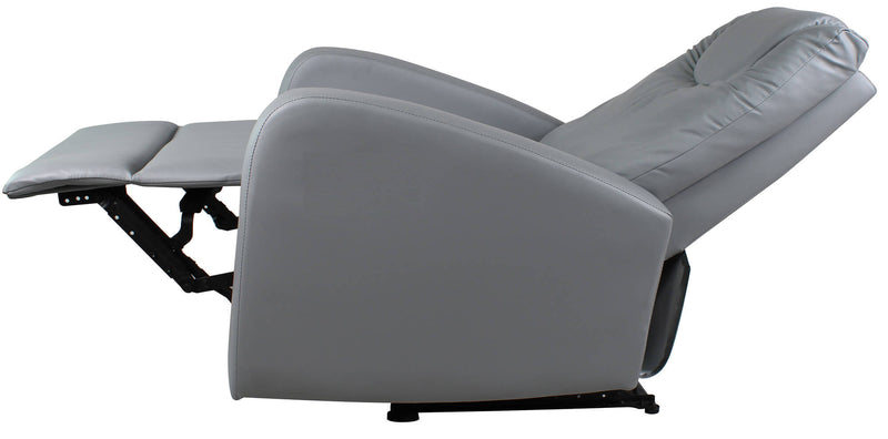 Poltrona Alzapersona Vibromassaggio Elettrica 1 Motore in Similpelle Vandi Grigia