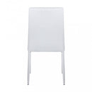 Sedia Blossom 41x50x91 h cm in Similpelle Bianco
