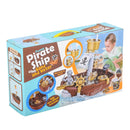 Nave dei Pirati Giocattolo per Bambini 45,5x30x57,5 cm 26 Pezzi da Spiaggia Mare