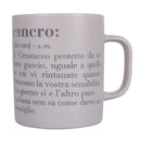 Tazza Zodiaco "cancro" Ø8x10 cm in Bone China VdE Tivoli 1996 Beige