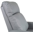 Poltrona Relax Manuale Reclinabile in Similpelle Vandi Grigia