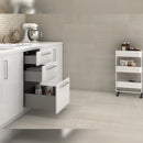Cassetto Esterno Concept 30 Kg H138 mm P 450 Grigio Antracite Acciaio Emuca
