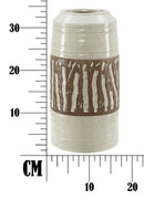 Vaso African Ø17x33 cm in Ceramica