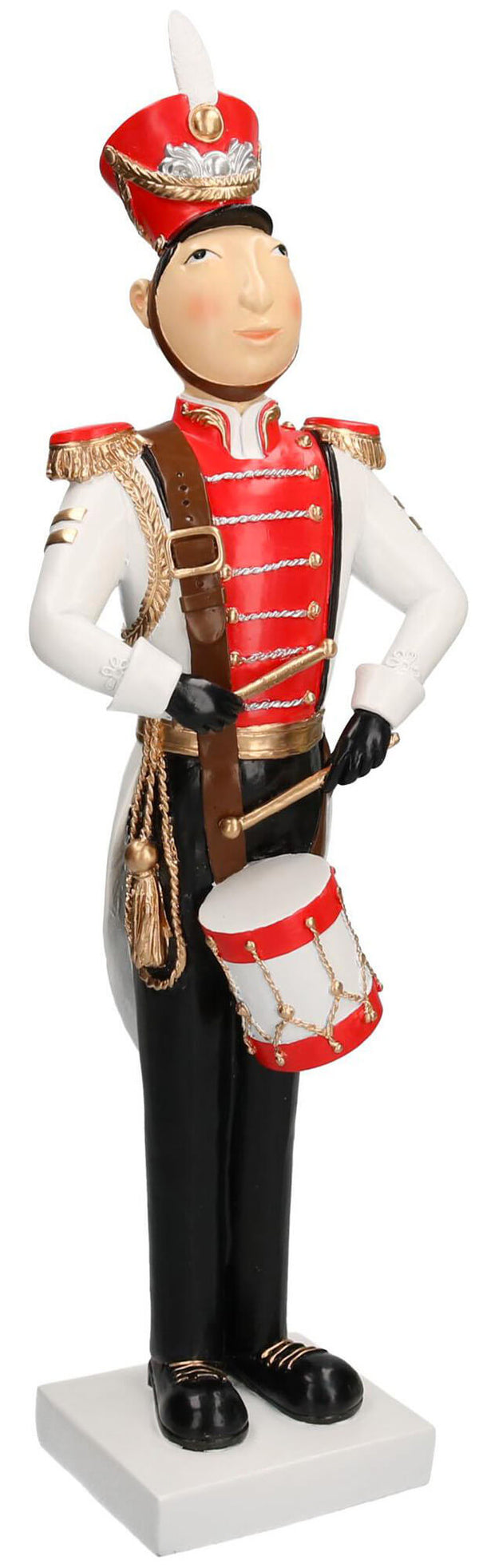 online Casse-Noisette Soldat en Résine 16x10xh52 cm Adami Rouge Décoration