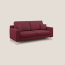 Divano 2 Posti 146x95x91 cm in Tessuto Rosso
